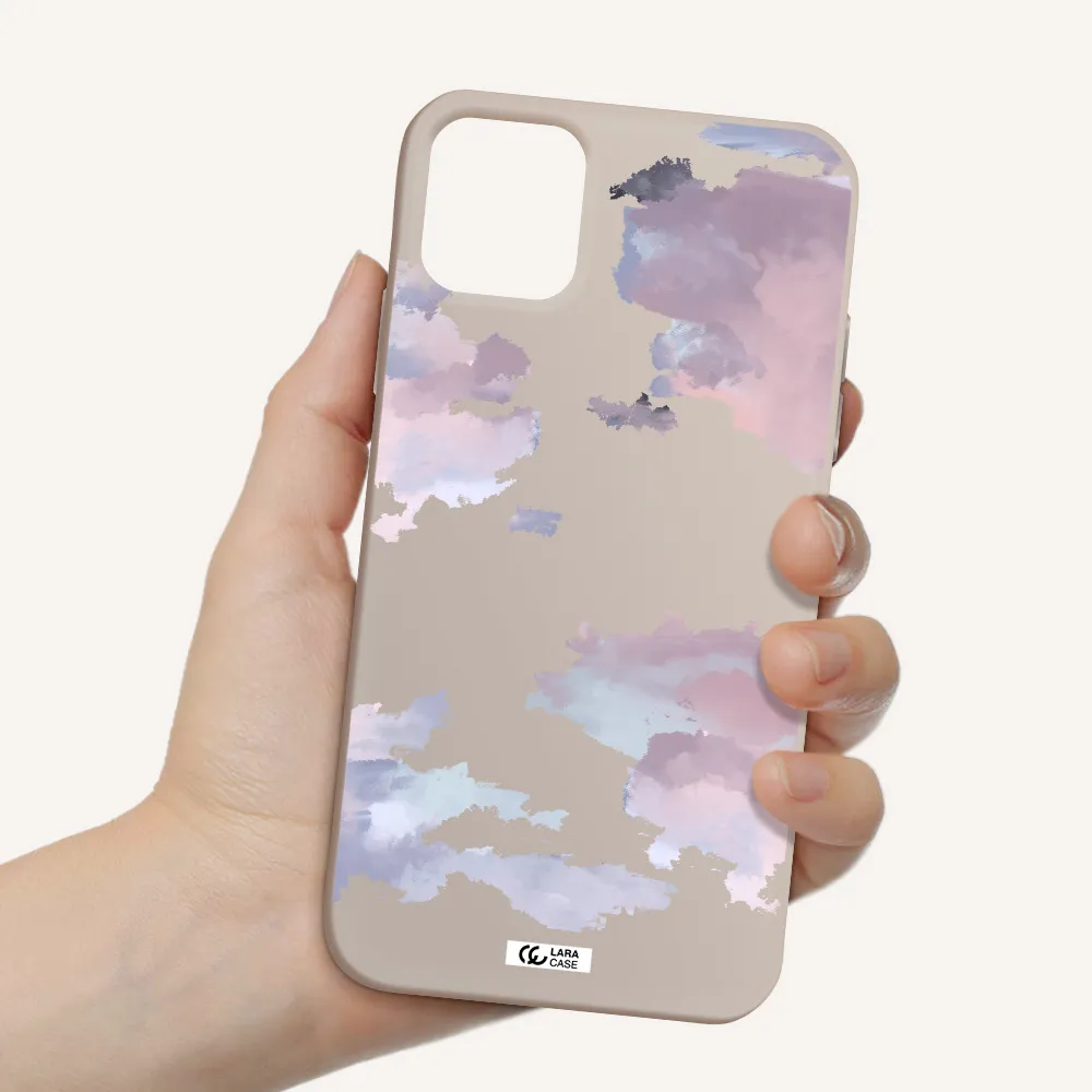 a close-up of a cloud Apple iPhone 11 Silicone Stone Case