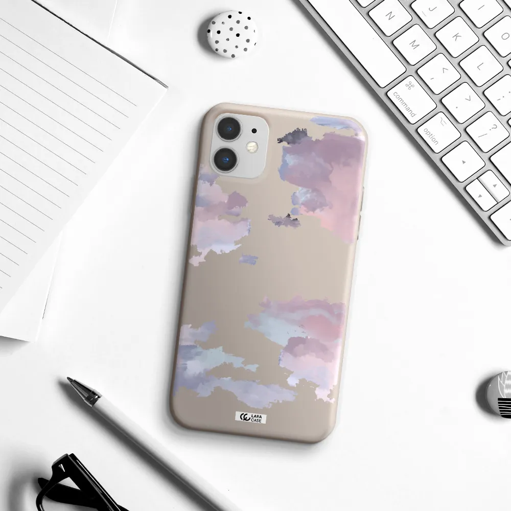 a close-up of a cloud Apple iPhone 11 Silicone Stone Case