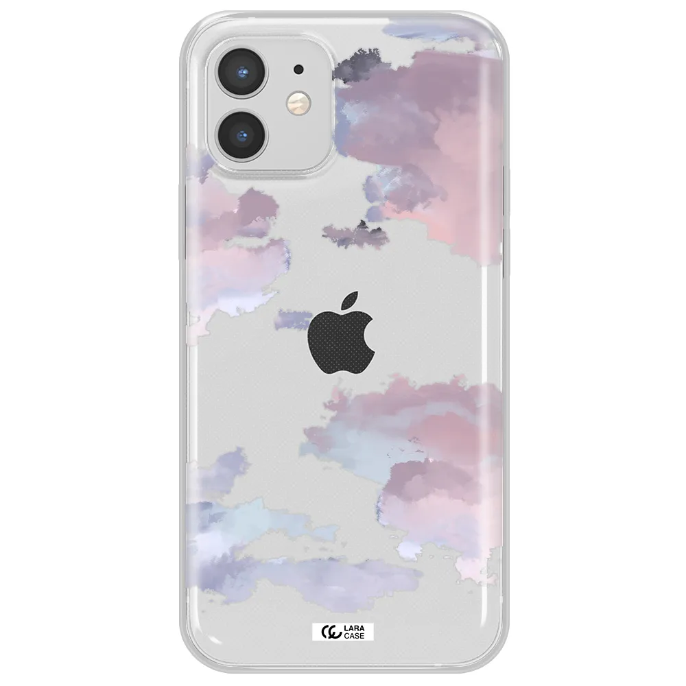 A Close-Up Of A Cloud Apple Iphone 12 Clear Tpu Case
