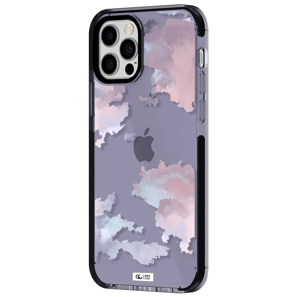a close-up of a cloud Apple iPhone 12 pro impact Lilac Case