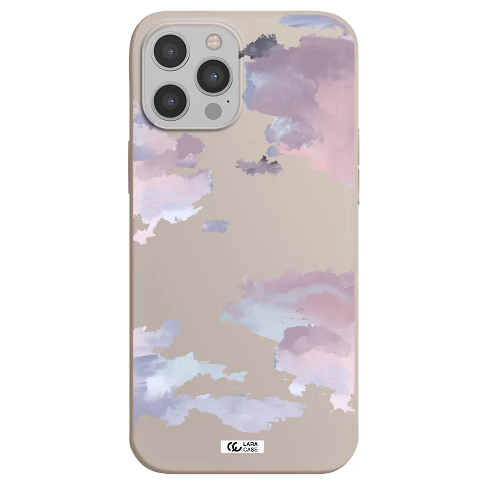 a close-up of a cloud Apple iPhone 12 pro max Silicone Stone Case