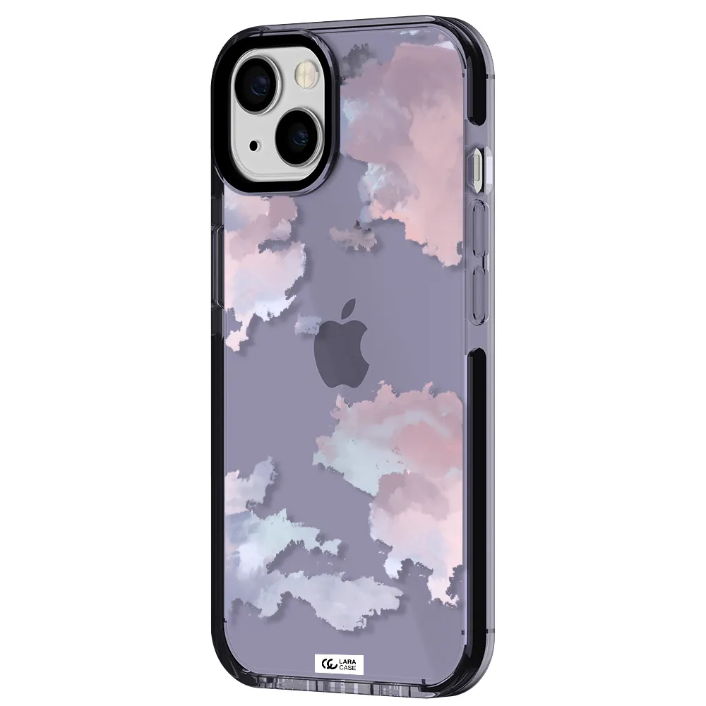 a close-up of a cloud Apple iPhone 13 impact Lilac Case