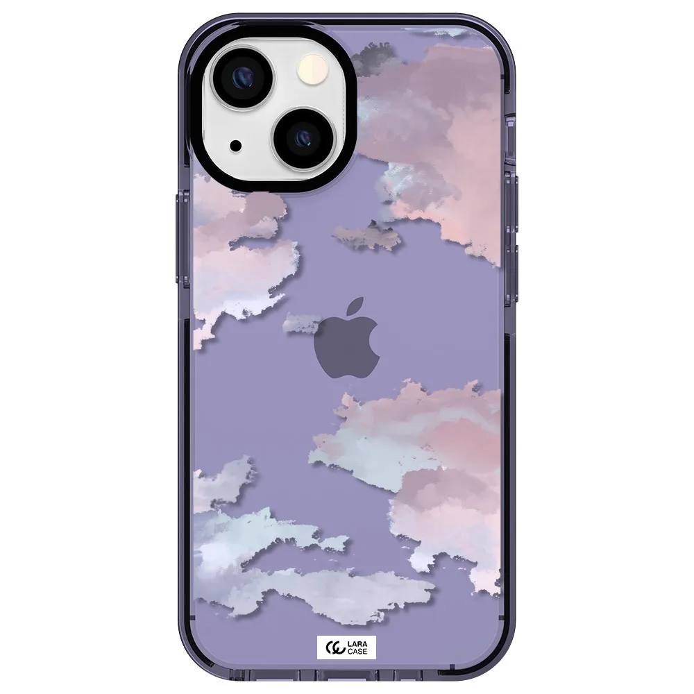 a close-up of a cloud Apple iPhone 13 mini impact Lilac Case