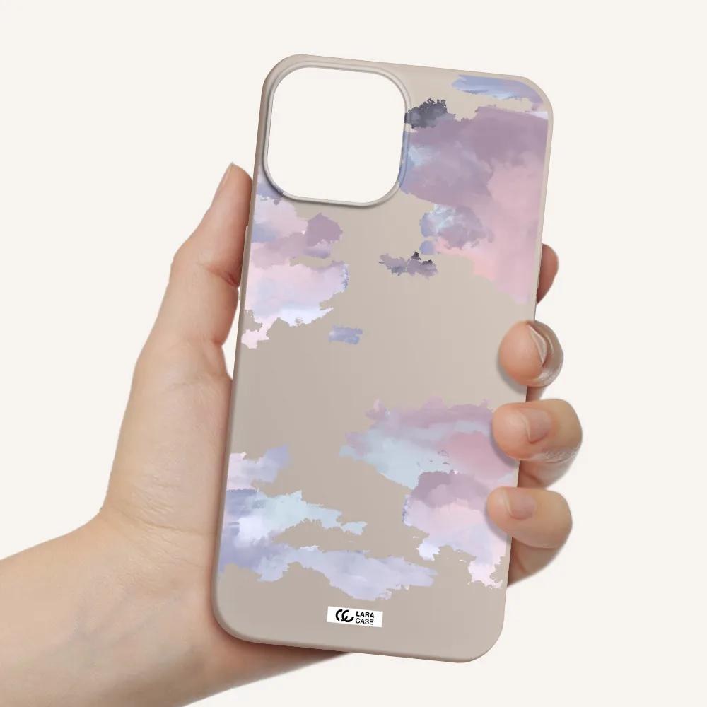 a close-up of a cloud Apple iPhone 13 mini Silicone Stone Case