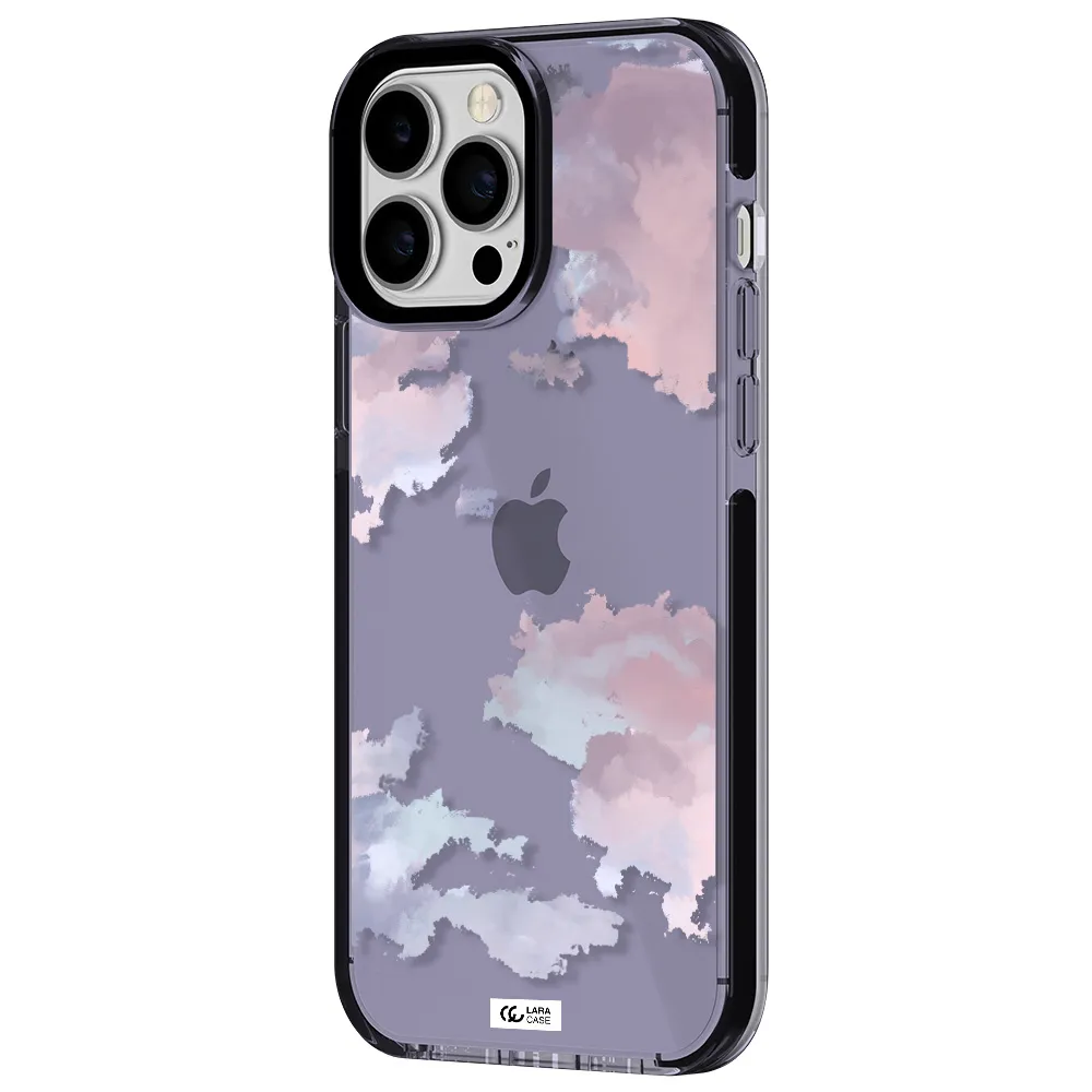 a close-up of a cloud Apple iPhone 13 Pro Max impact Lilac Case