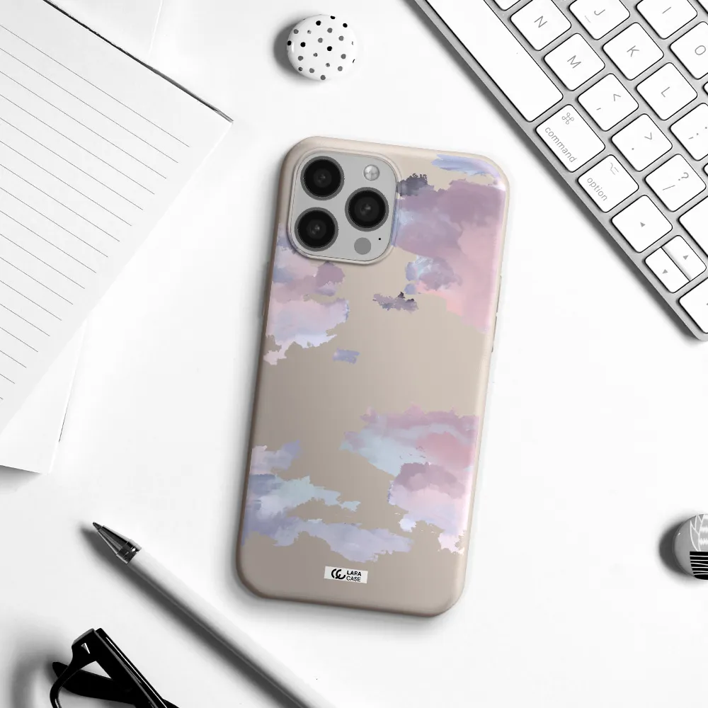 a close-up of a cloud Apple iPhone 13 Pro Silicone Stone Case