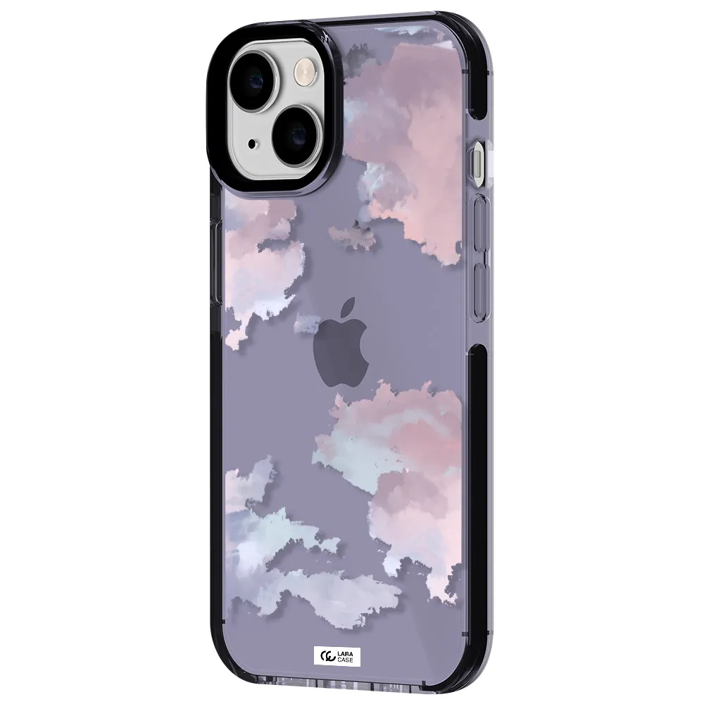 a close-up of a cloud Apple iPhone 14 impact Lilac Case