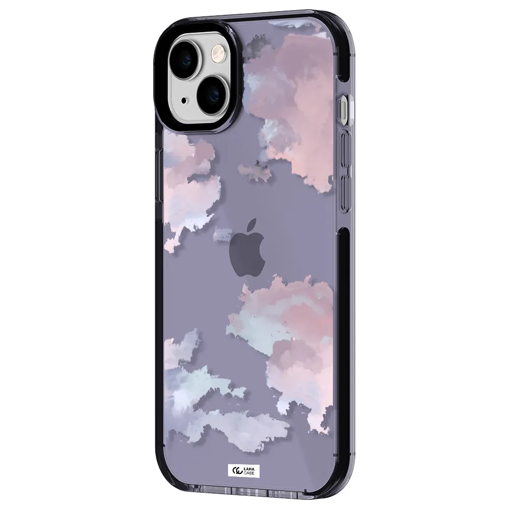 a close-up of a cloud Apple iPhone 14 plus impact Lilac Case