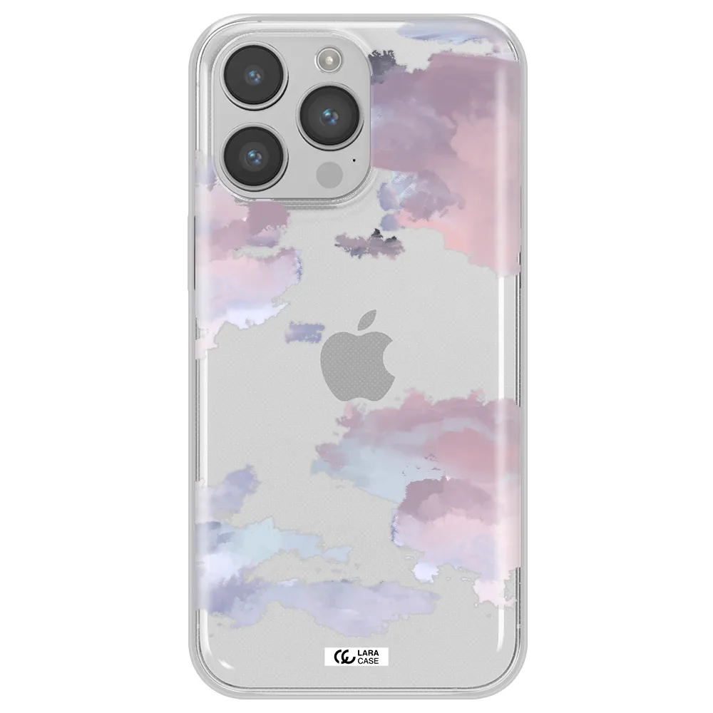A Close-Up Of A Cloud Apple Iphone 14 Pro Max Clear Tpu Case