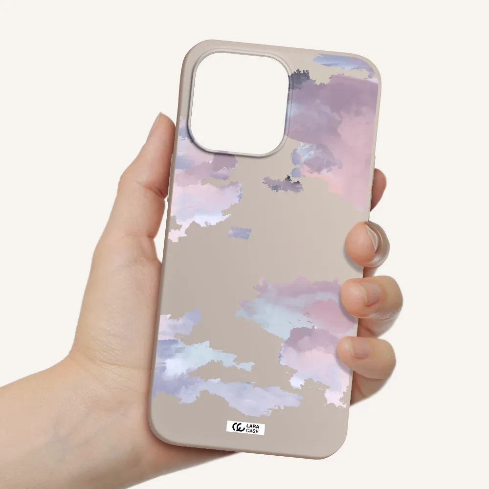 a close-up of a cloud Apple iPhone 14 pro max Silicone Stone Case