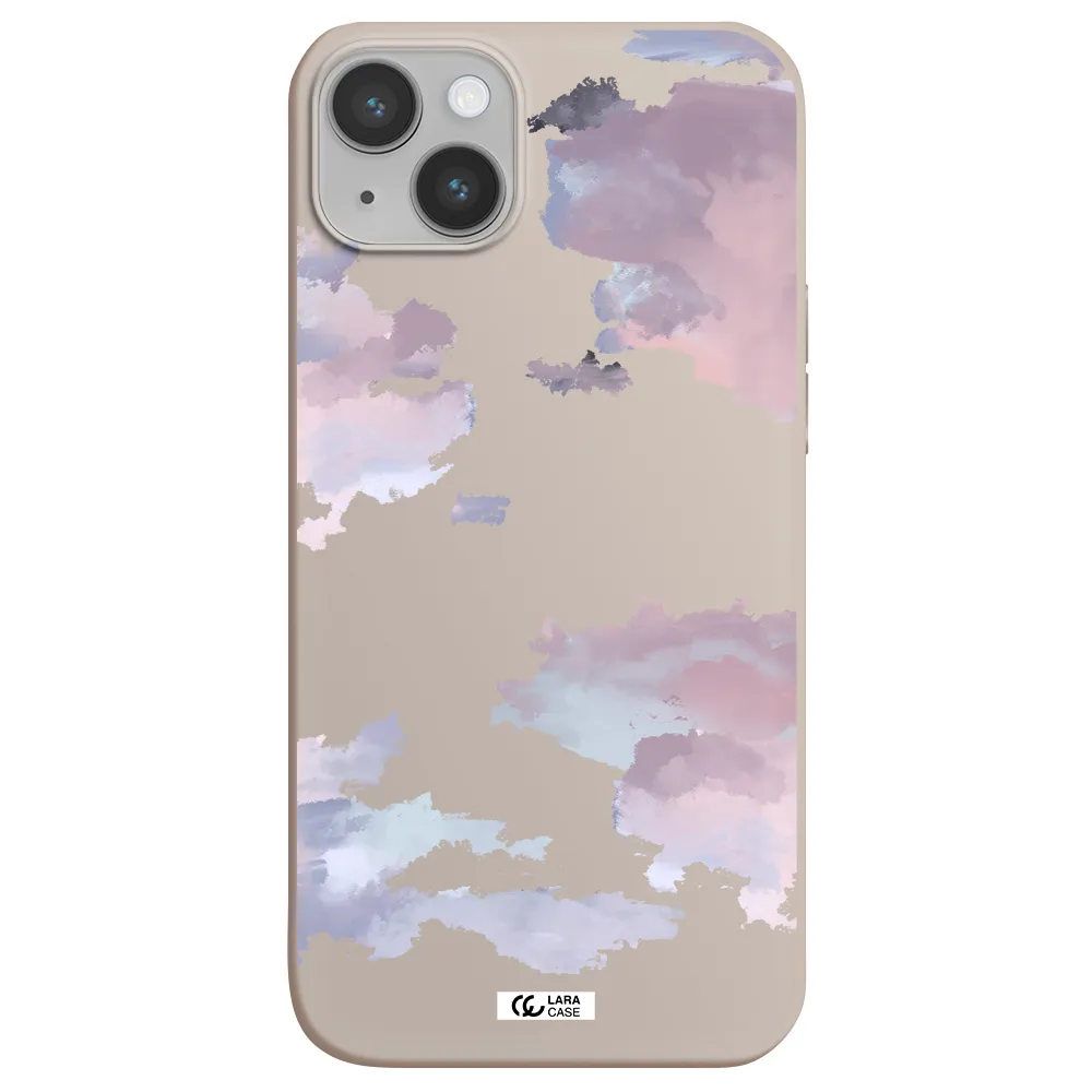 a close-up of a cloud Apple iPhone 14 Silicone Stone Case