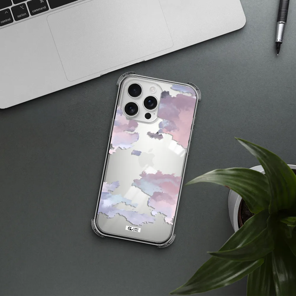 A Close-Up Of A Cloud Apple Iphone 16 Pro Max Clear Pc Case