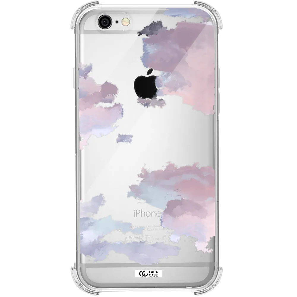 a close-up of a cloud Apple iPhone 6 Clear PC Case