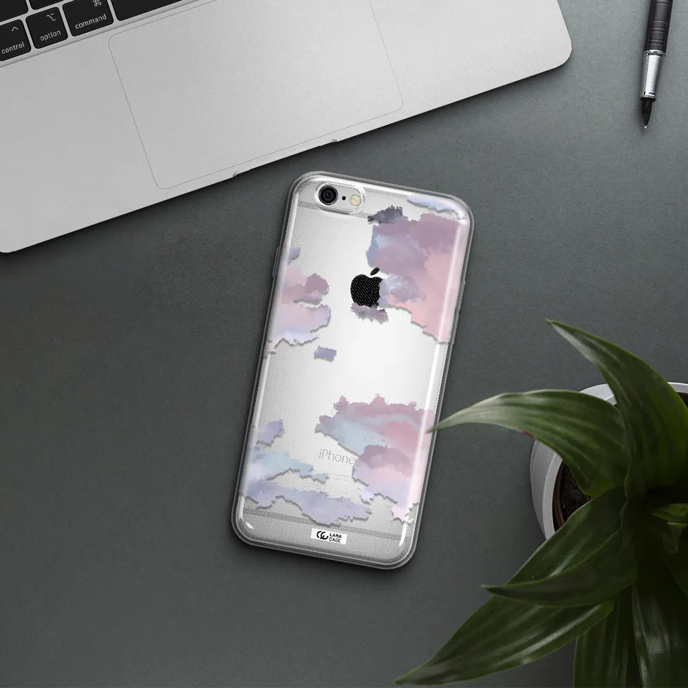 A Close-Up Of A Cloud Apple Iphone 6 Clear Tpu Case