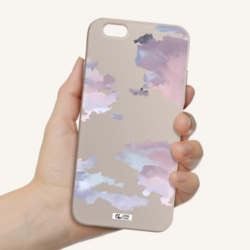 a close-up of a cloud Apple iPhone 6 Silicone Stone Case