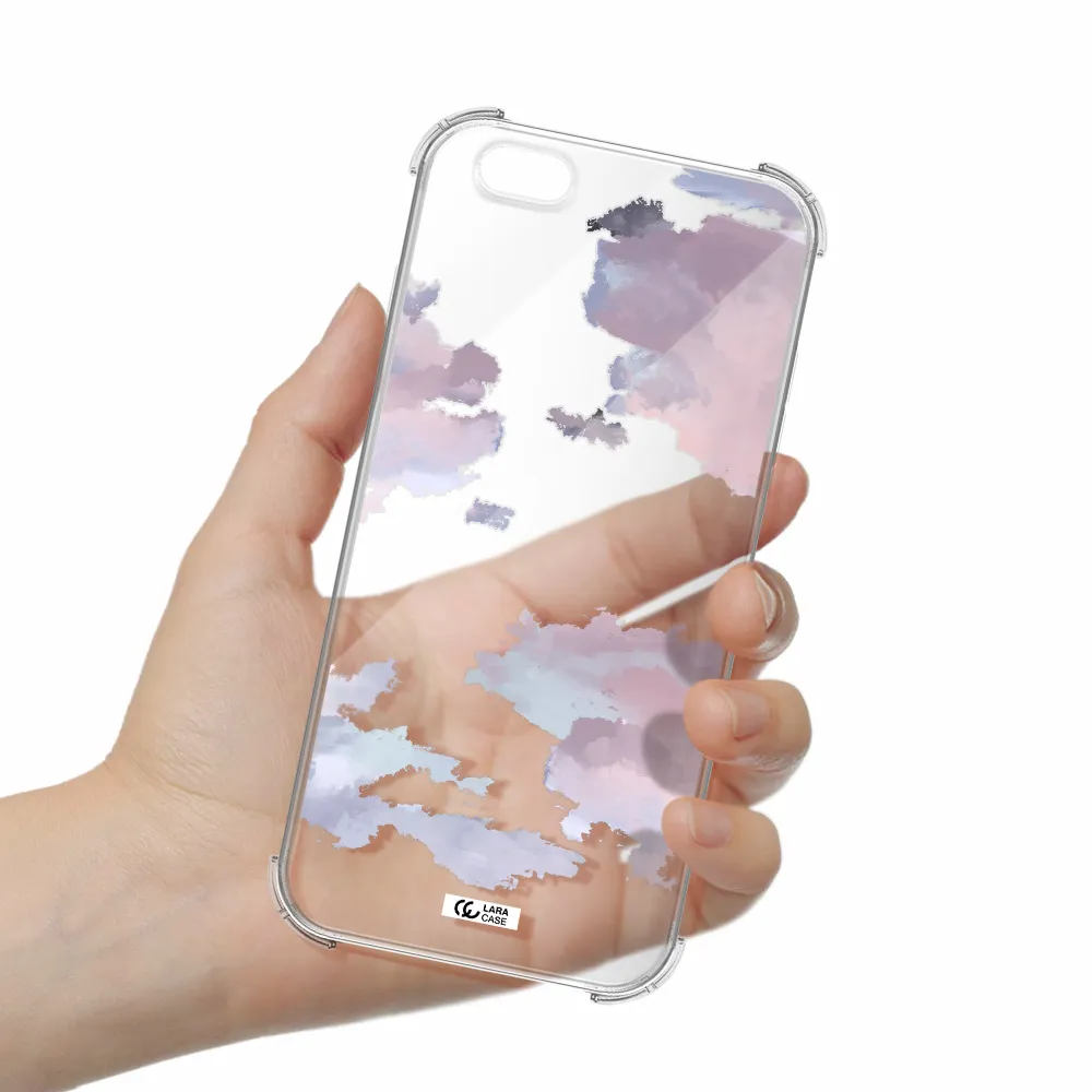 a close-up of a cloud Apple iPhone 6S Clear PC Case