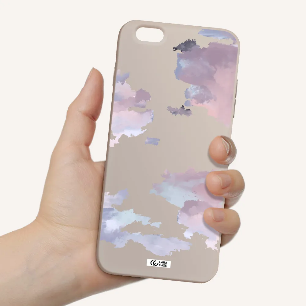 a close-up of a cloud Apple iPhone 6S Silicone Stone Case