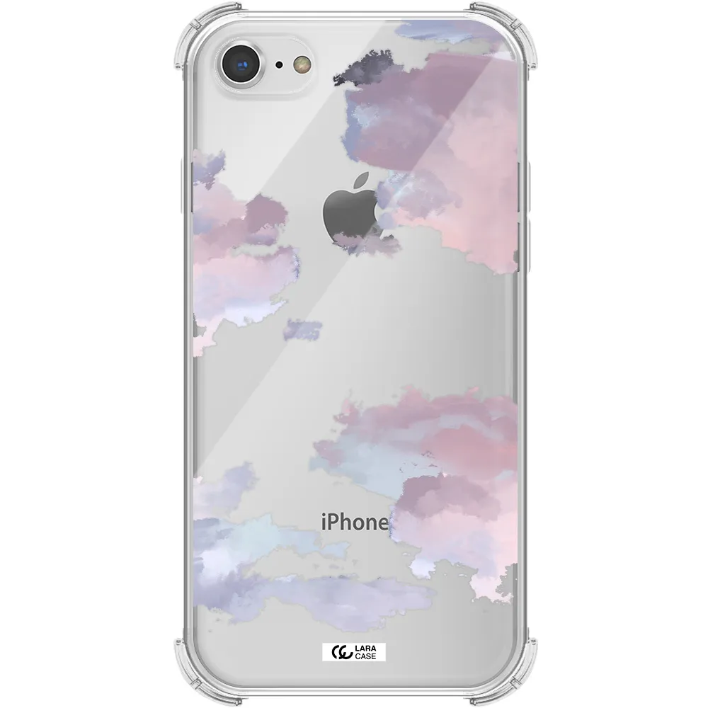 a close-up of a cloud Apple iPhone 7 Clear PC Case