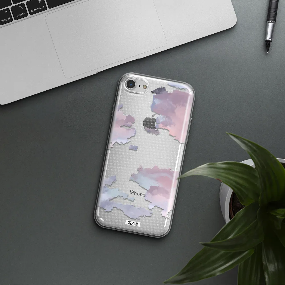 A Close-Up Of A Cloud Apple Iphone 7 Clear Tpu Case