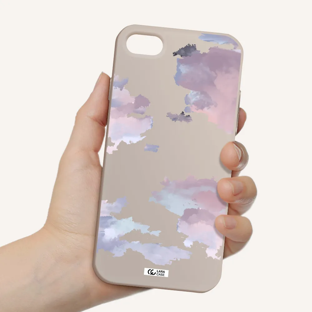 a close-up of a cloud Apple iPhone 7 Silicone Stone Case