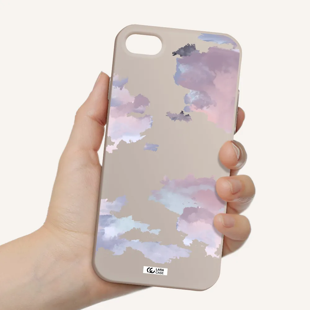 a close-up of a cloud Apple iPhone 8 Silicone Stone Case