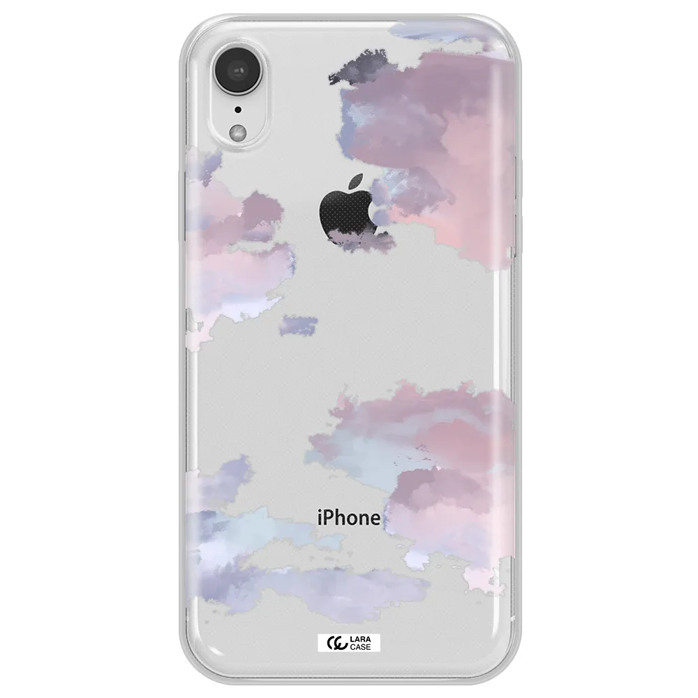 A Close-Up Of A Cloud Apple Iphone Xr Clear Tpu Case
