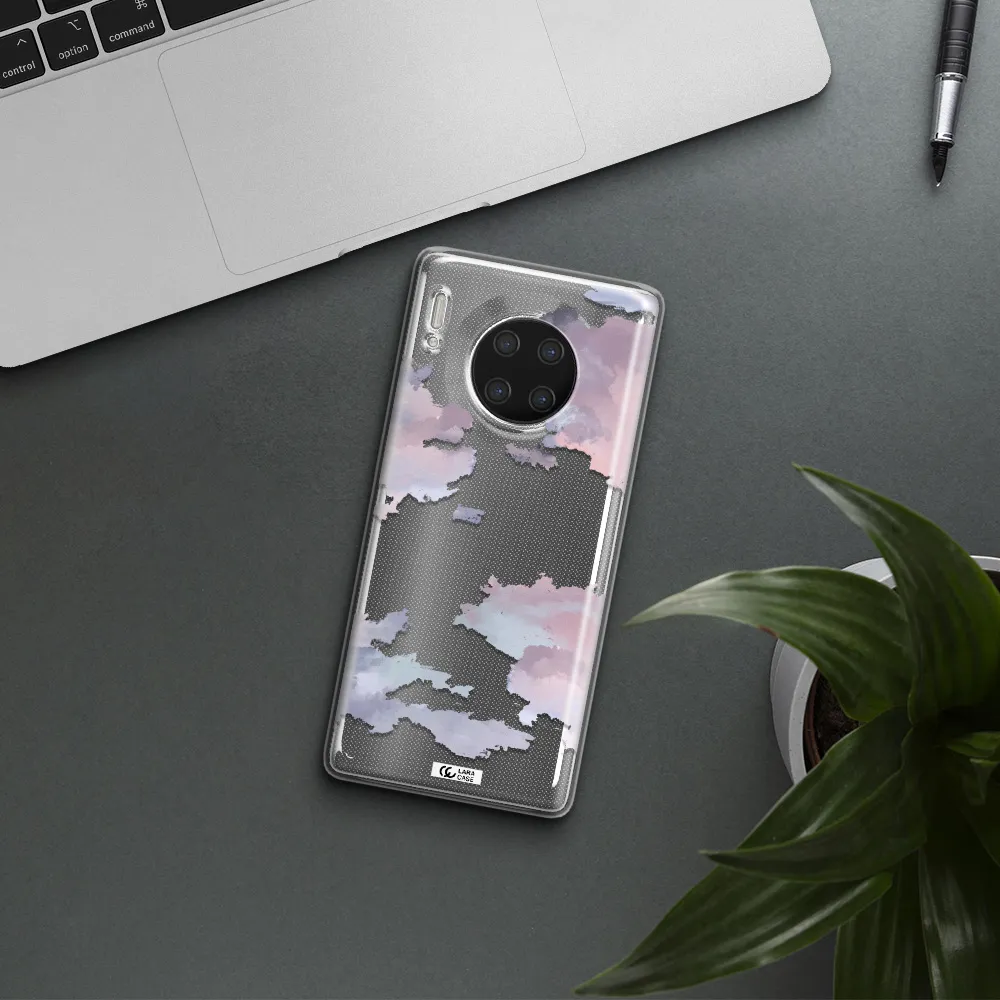 A Close-Up Of A Cloud Huawei Mate 30 Pro Clear Tpu Case