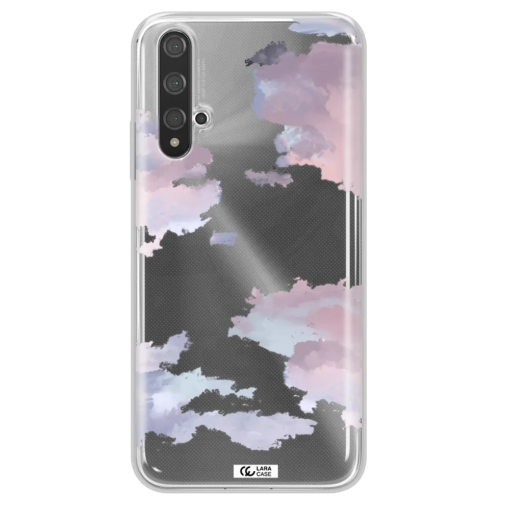 A Close-Up Of A Cloud Huawei Nova 5T Clear Tpu Case