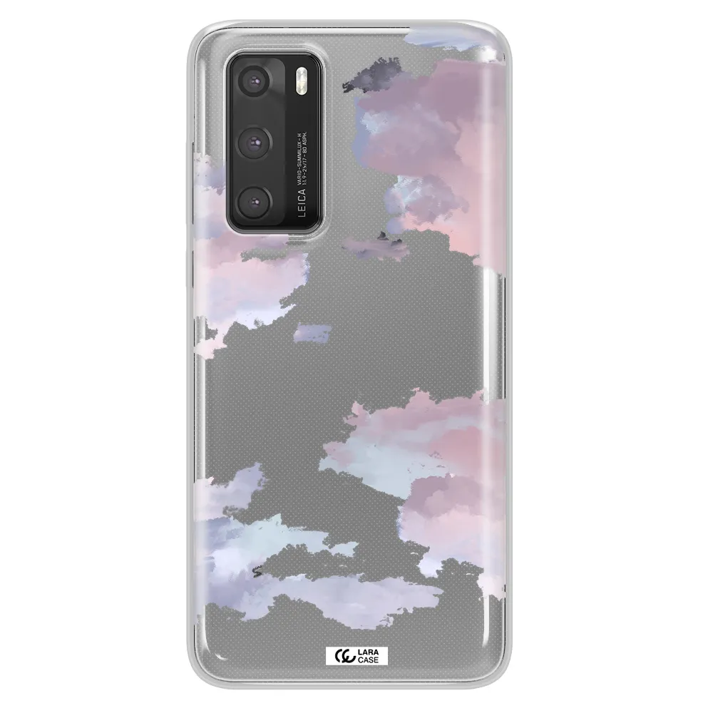 A Close-Up Of A Cloud Huawei P40 Clear Tpu Case