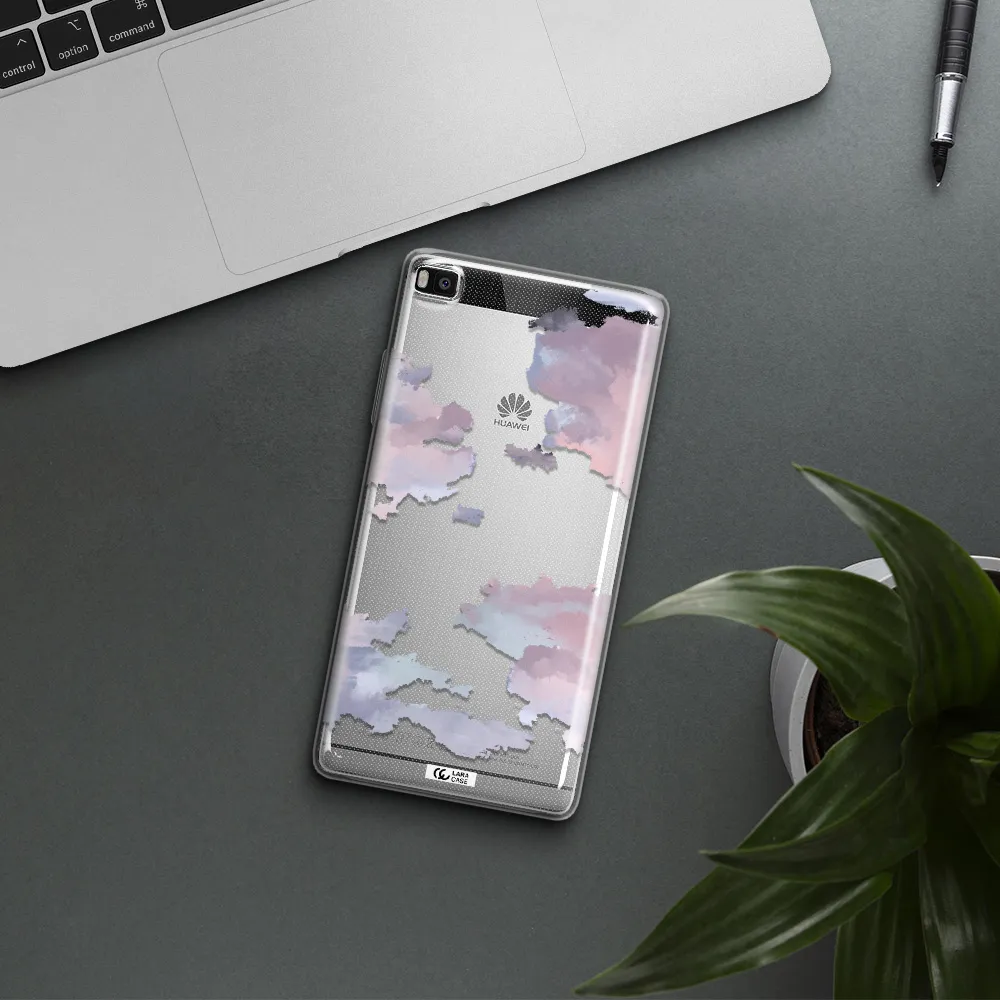 A Close-Up Of A Cloud Huawei P8 Clear Tpu Case