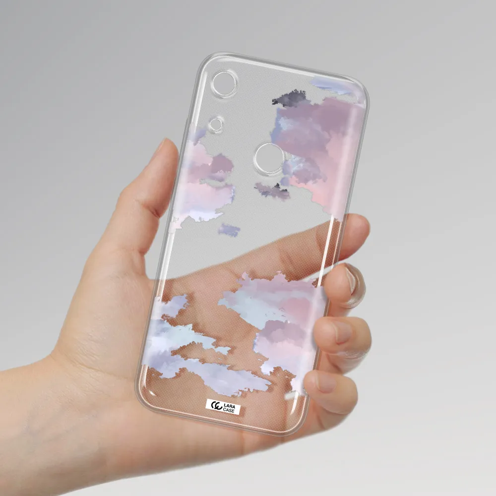 A Close-Up Of A Cloud Huawei Y6S Clear Tpu Case
