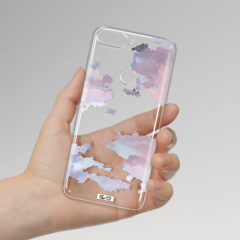 A Close-Up Of A Cloud Huawei Y7 2018 Clear Tpu Case