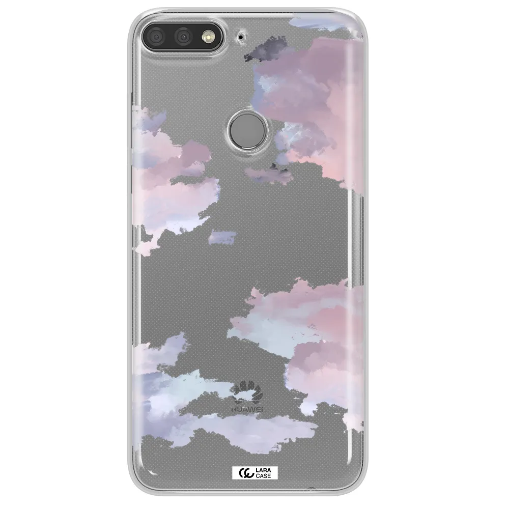 A Close-Up Of A Cloud Huawei Y7 Prime 2018 Clear Tpu Case