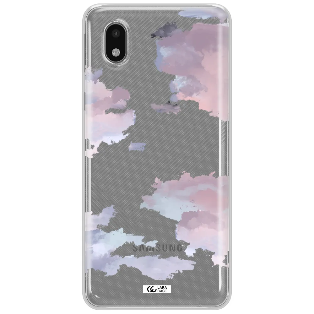 A Close-Up Of A Cloud Samsung A01 Core Clear Tpu Case