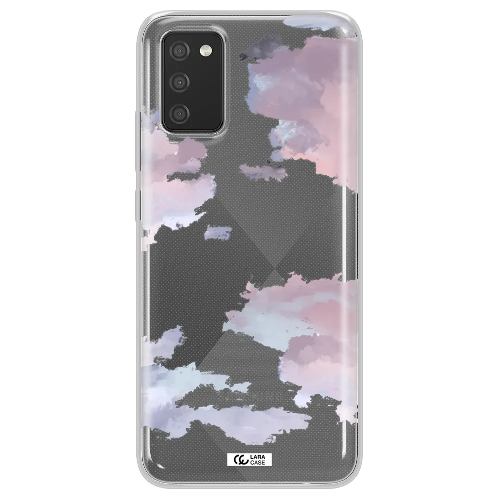 A Close-Up Of A Cloud Samsung A02S Clear Tpu Case