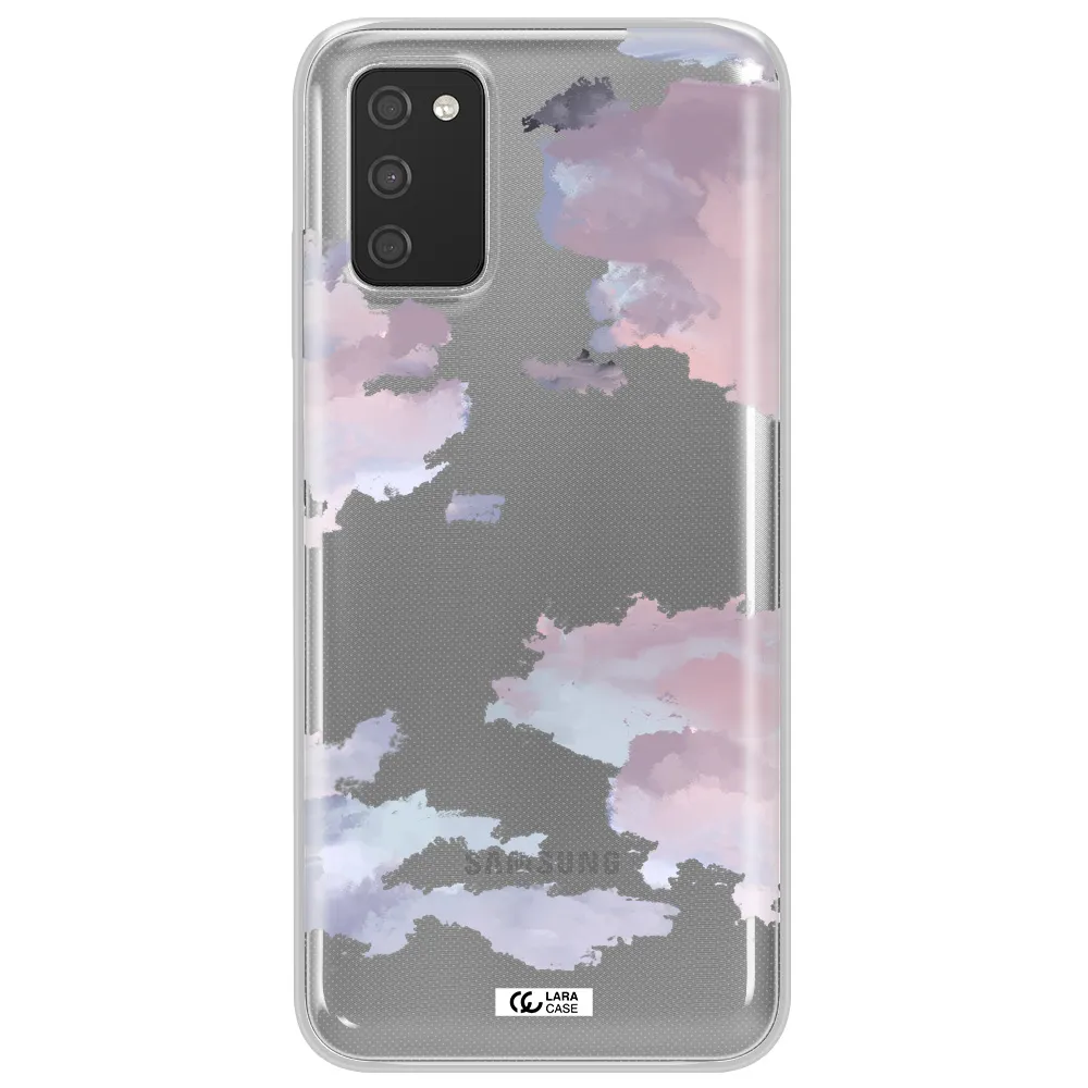 A Close-Up Of A Cloud Samsung A03S Clear Tpu Case