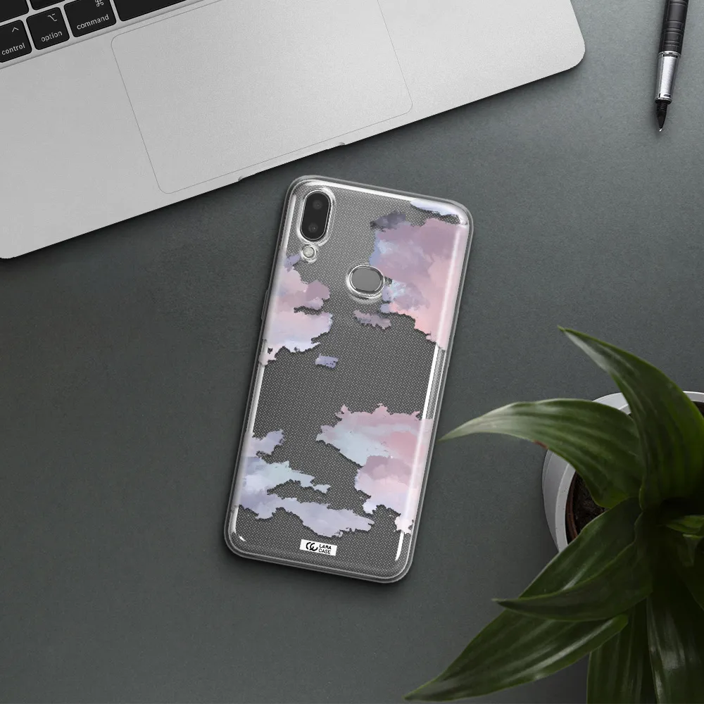 A Close-Up Of A Cloud Samsung A10S Clear Tpu Case