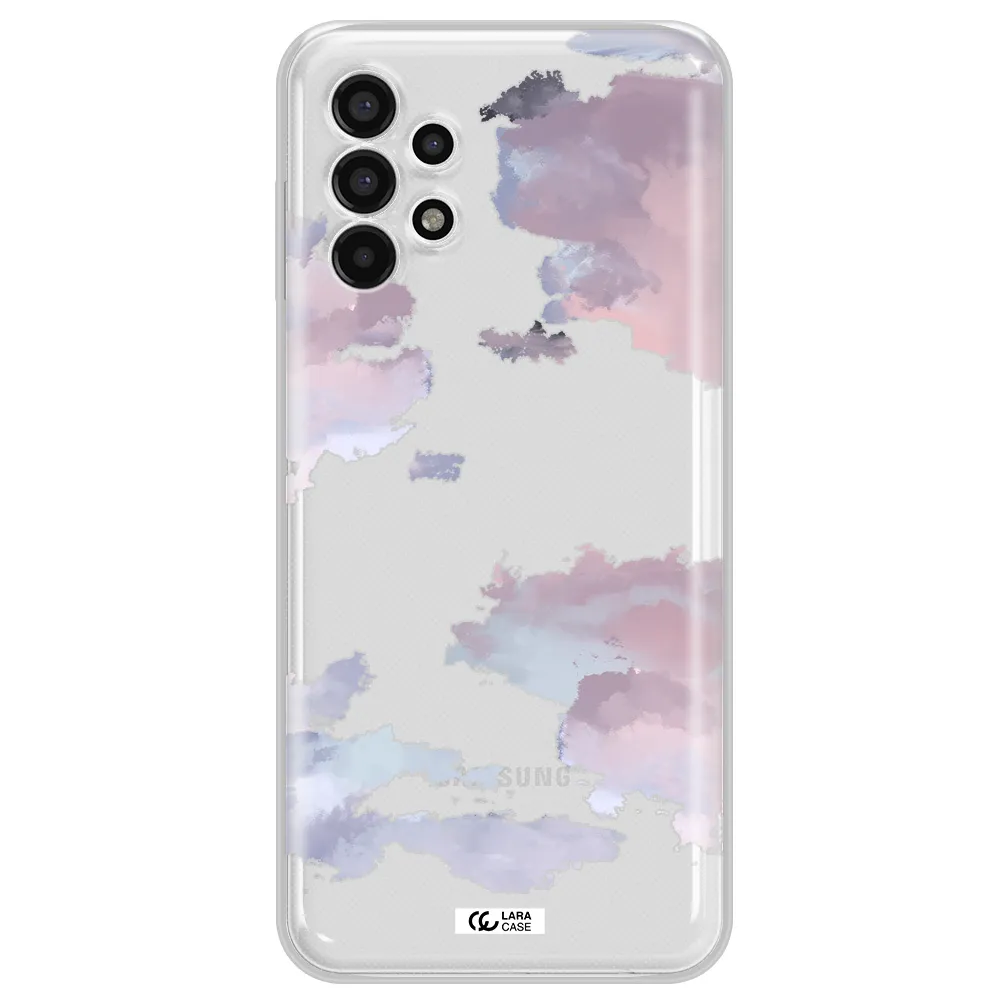 A Close-Up Of A Cloud Samsung A13 4G Clear Tpu Case