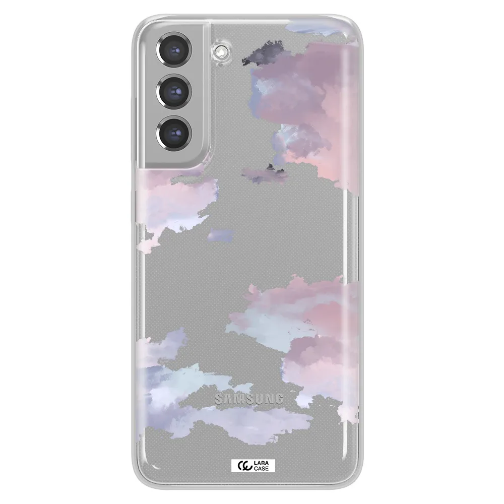 A Close-Up Of A Cloud Samsung A21 Fe Clear Tpu Case