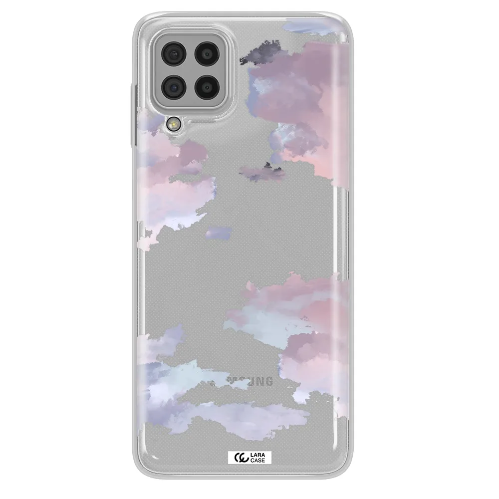 A Close-Up Of A Cloud Samsung A22 4G Clear Tpu Case