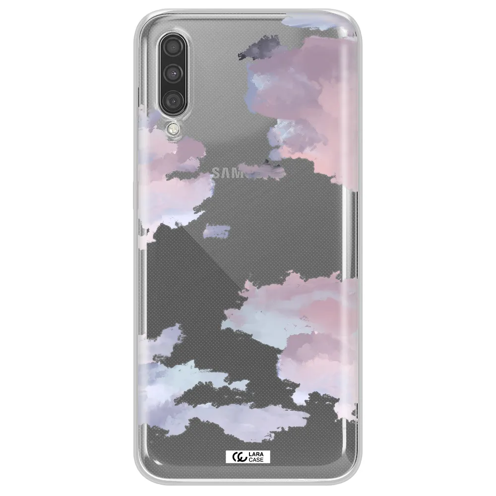 A Close-Up Of A Cloud Samsung A30S Clear Tpu Case