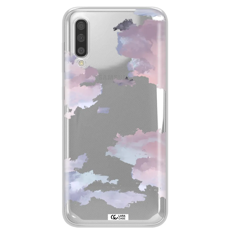 A Close-Up Of A Cloud Samsung A50 Clear Tpu Case