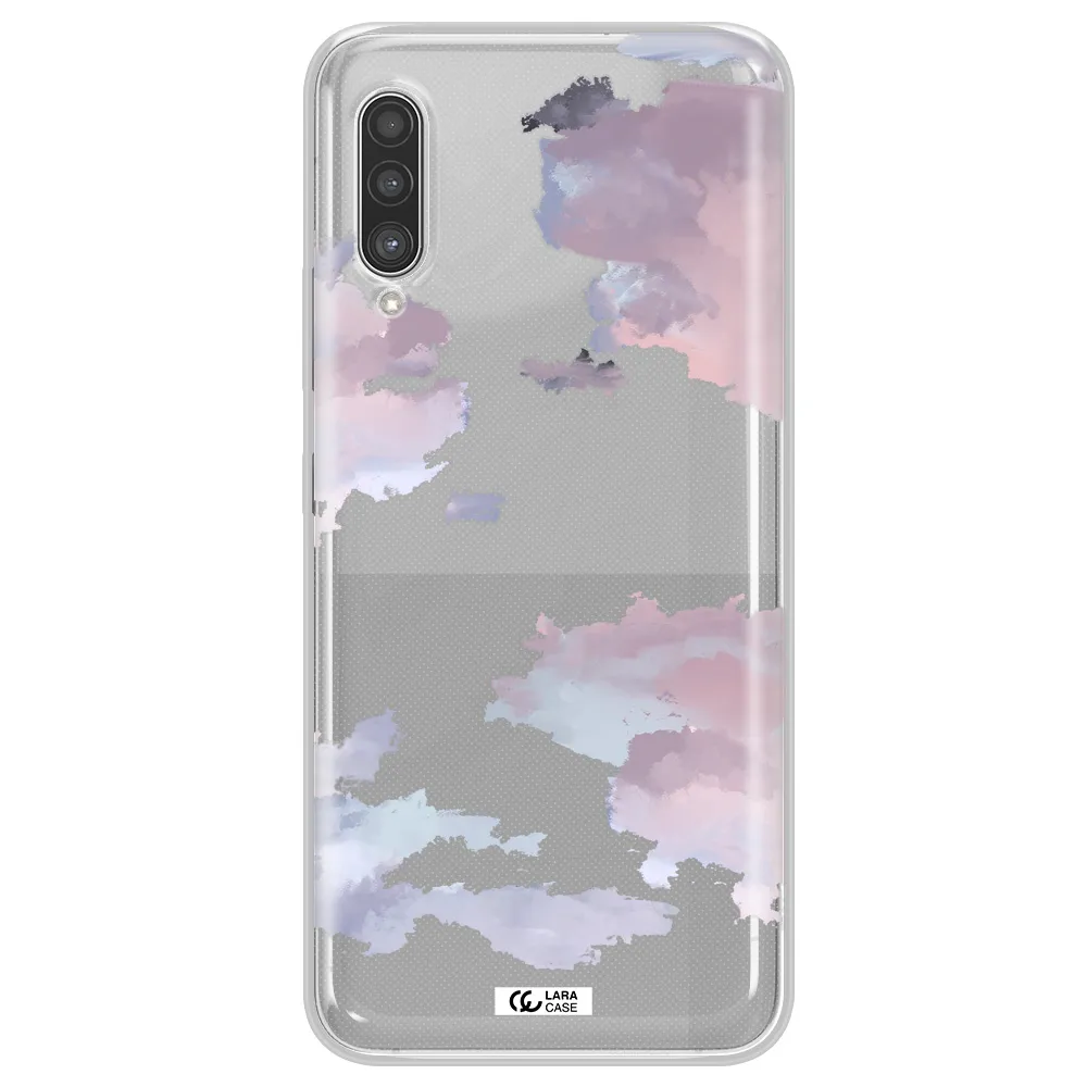 A Close-Up Of A Cloud Samsung A90 Clear Tpu Case