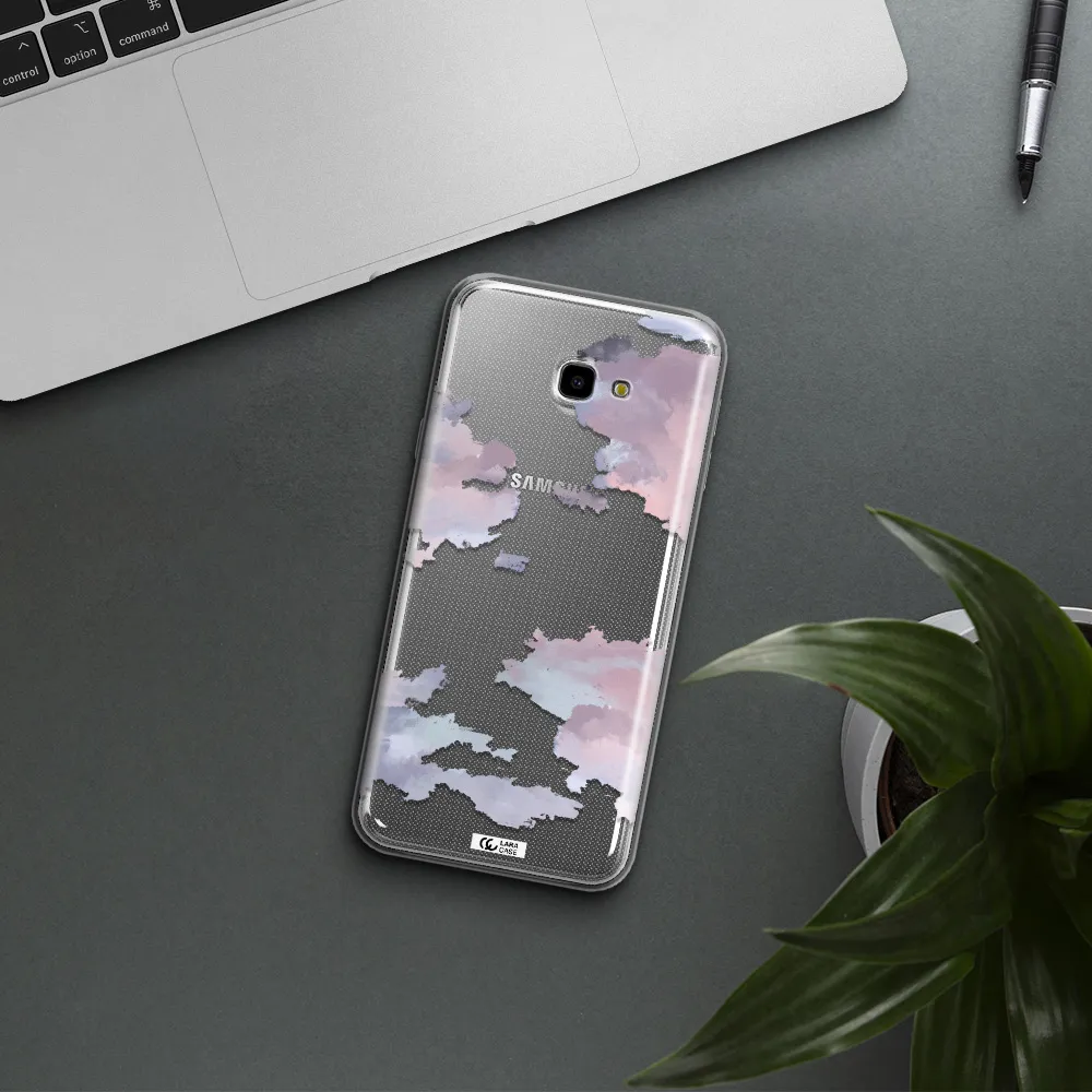 A Close-Up Of A Cloud Samsung J4 Plus Clear Tpu Case