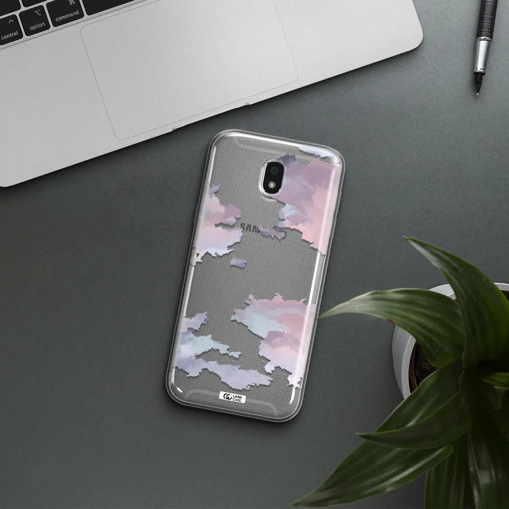 A Close-Up Of A Cloud Samsung J5 2017 Clear Tpu Case
