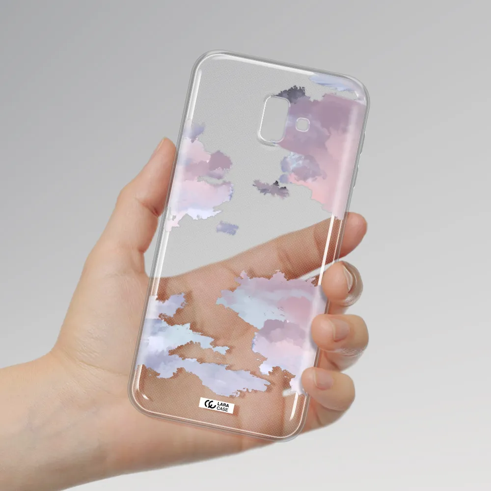 A Close-Up Of A Cloud Samsung J6 Plus Clear Tpu Case