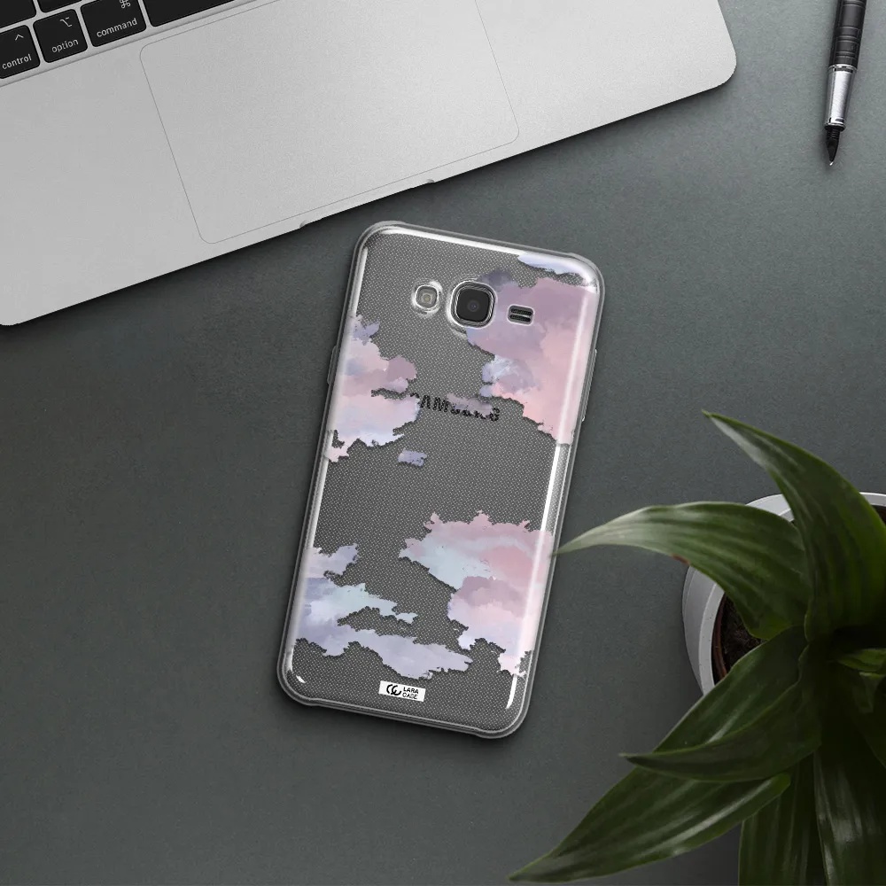 A Close-Up Of A Cloud Samsung J7 Clear Tpu Case