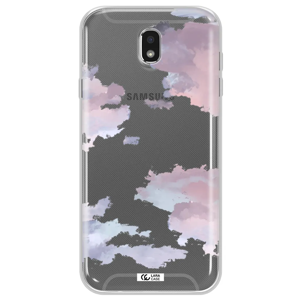 A Close-Up Of A Cloud Samsung J7 Pro Clear Tpu Case