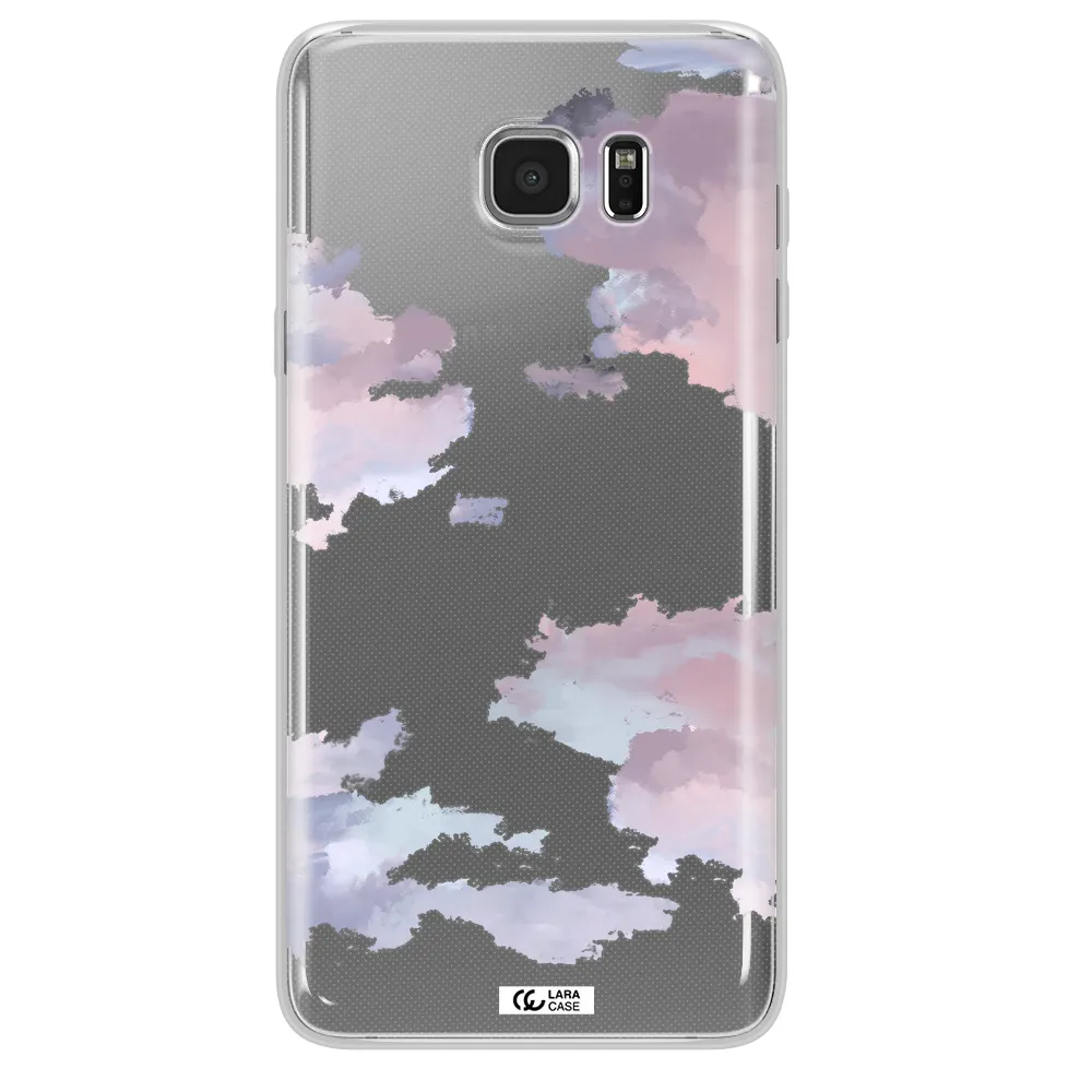 A Close-Up Of A Cloud Samsung Note 5 Clear Tpu Case