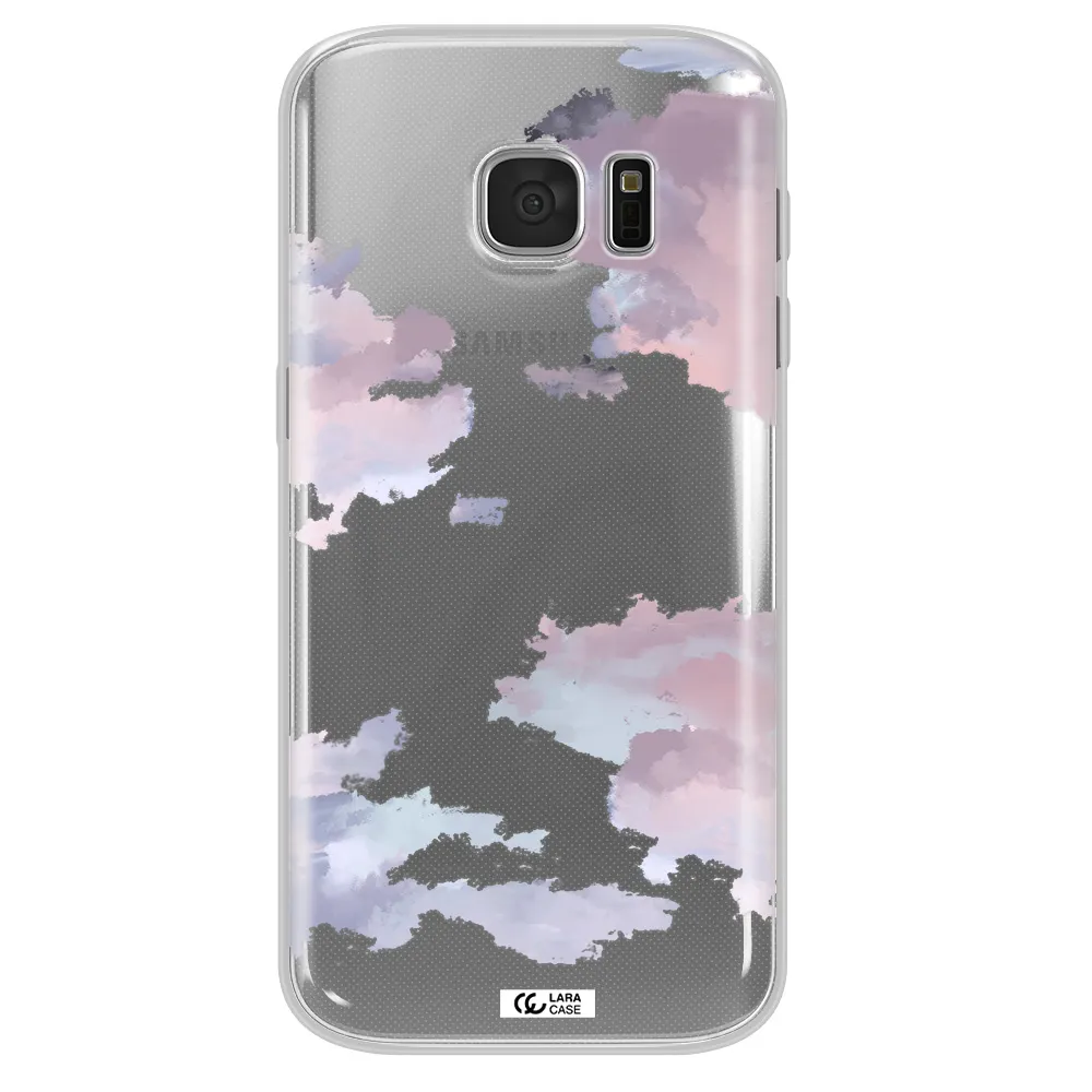 A Close-Up Of A Cloud Samsung S 7 Clear Tpu Case